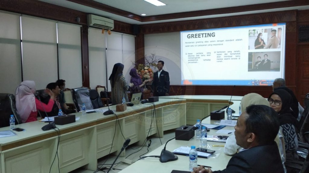 Pelatihan Hospitality Badan Penghubung Daerah Provinsi Sumatera Utara